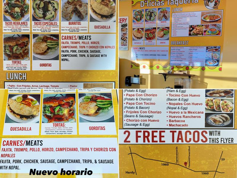 Mexitaco Menu