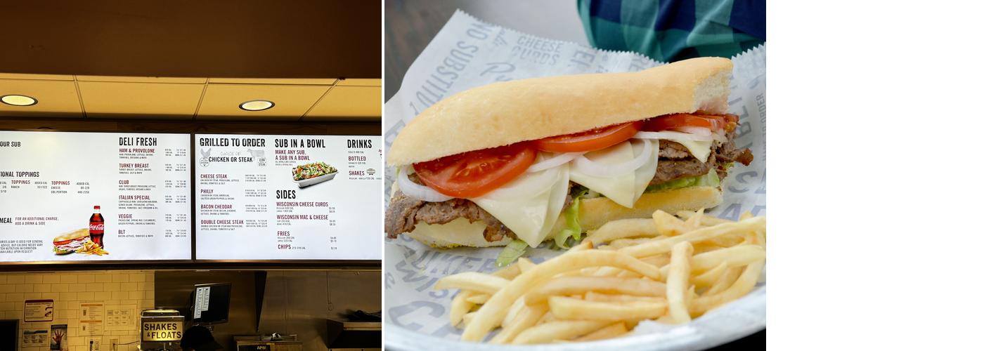 Cousins Subs Menu