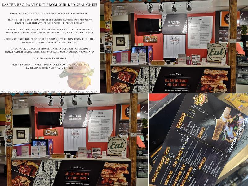 Western Sandwich Company Bountiful Market Menu