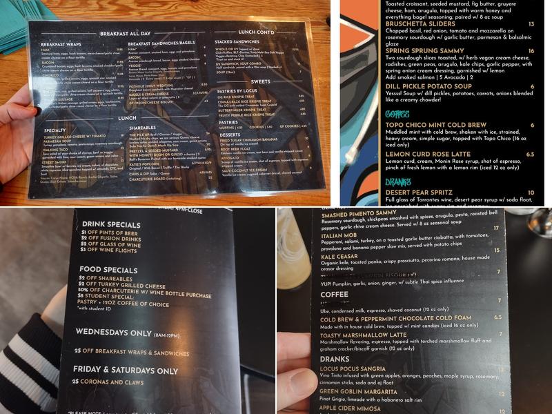 Locus Menu