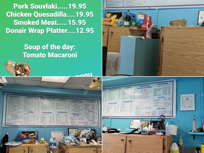 Mona's Cafe and Restaurant Menu