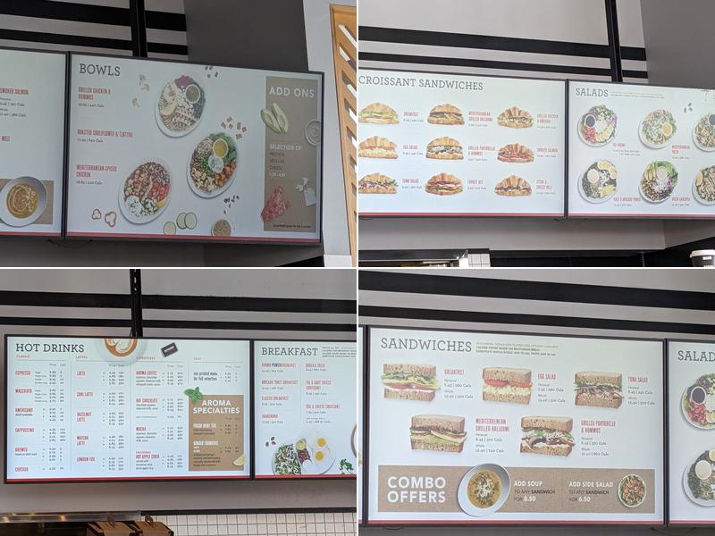 Aroma Espresso Bar Menu