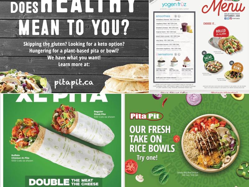 Pita Pit Menu