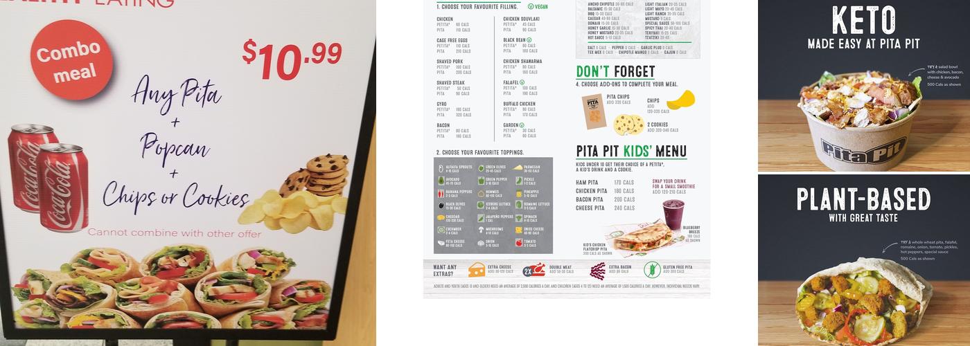 Pita Pit Menu