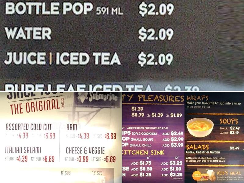 Mr.Sub Menu