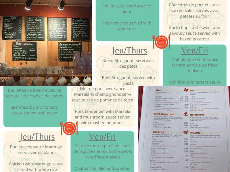 Au Bout de L'Isle Menu