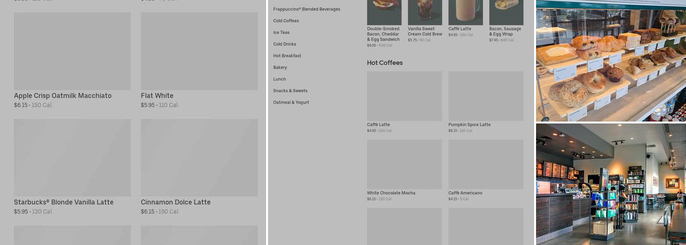 Starbucks Menu