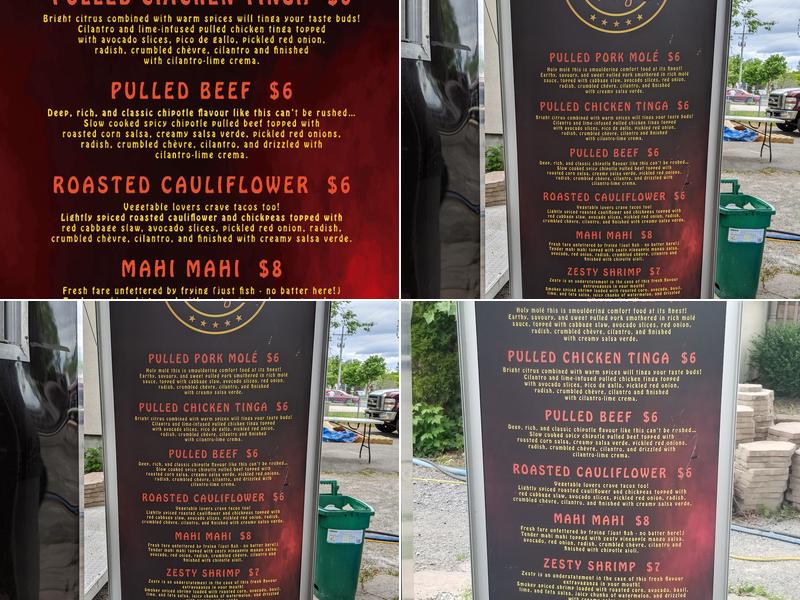 Crave Tacos Menu