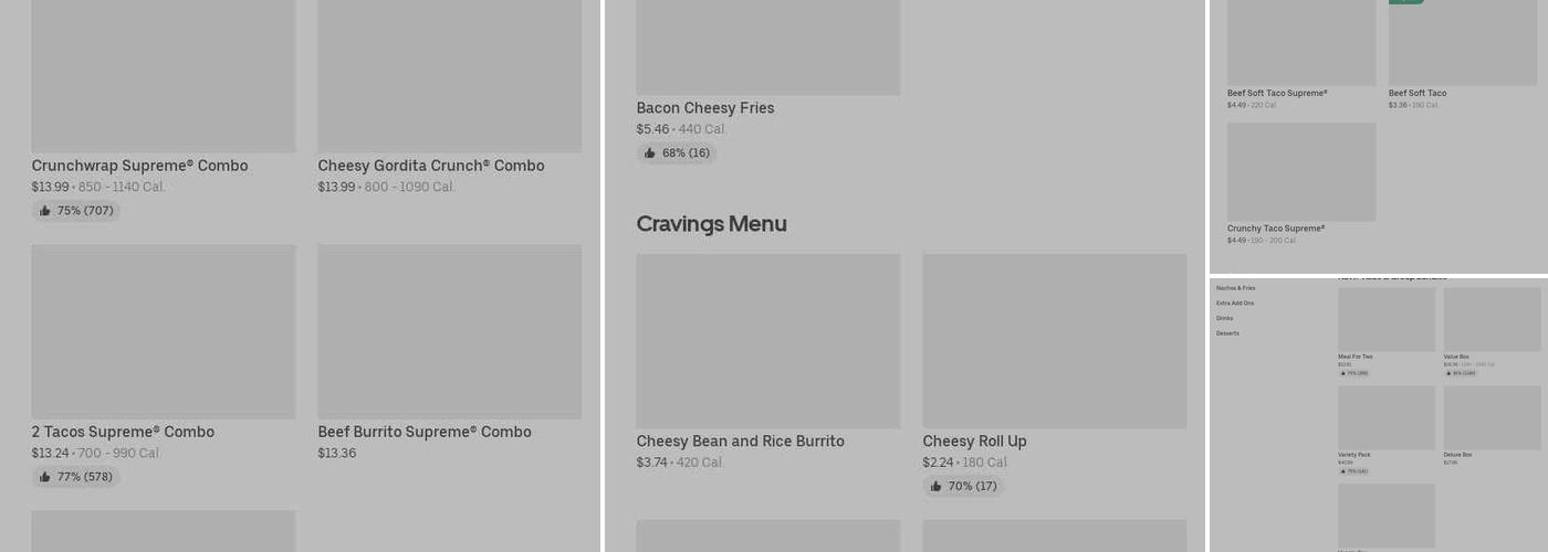 Taco Bell Menu