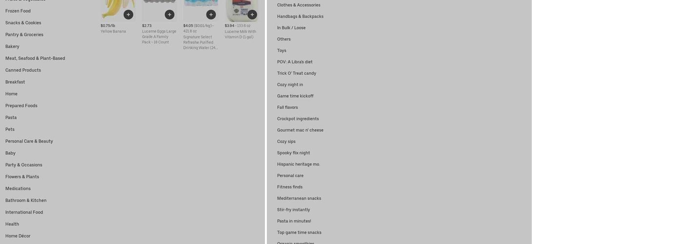 Starbucks Menu