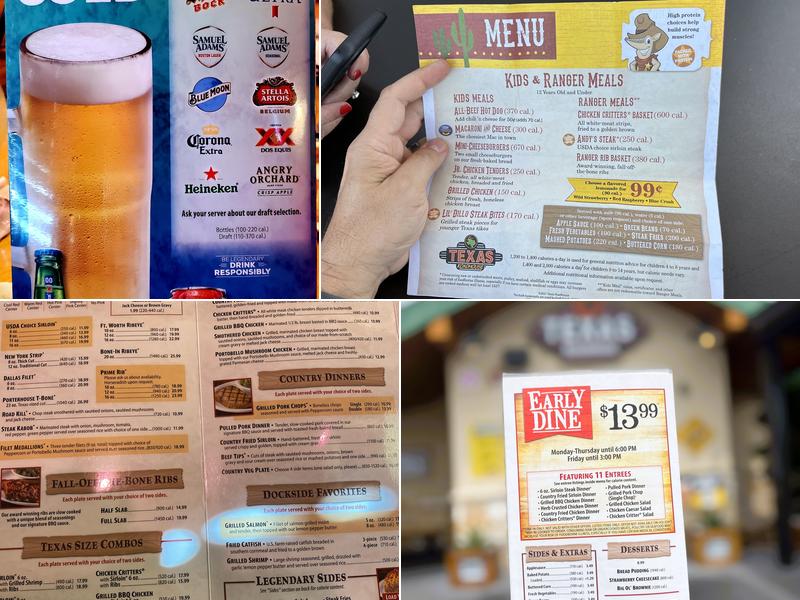 Texas Roadhouse Menu