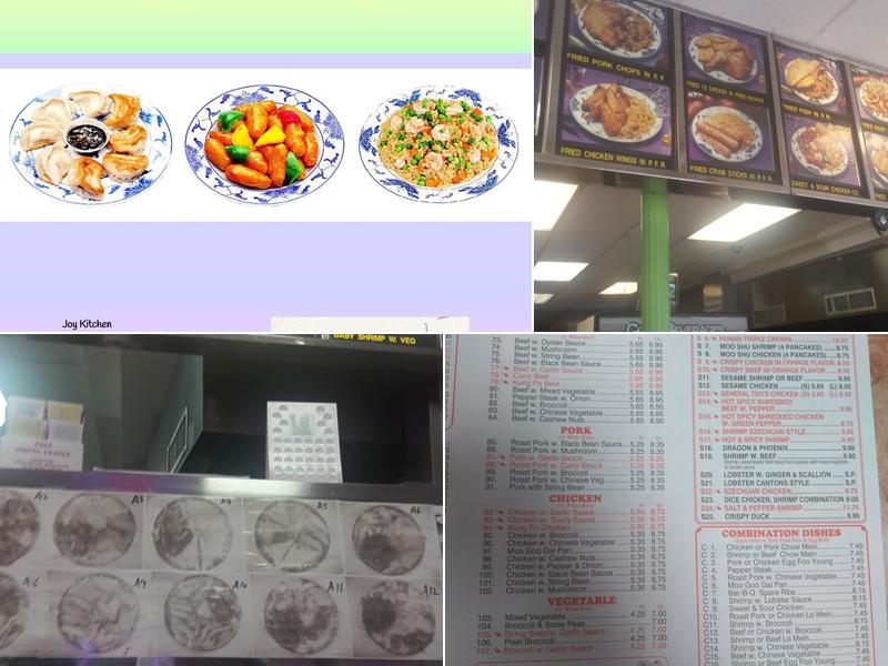 Joy Kitchen Menu