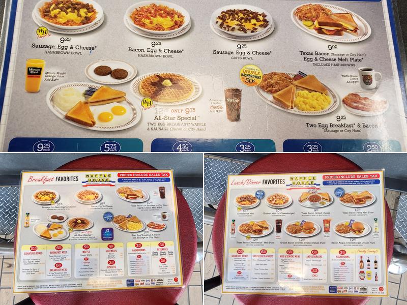 Waffle House Menu