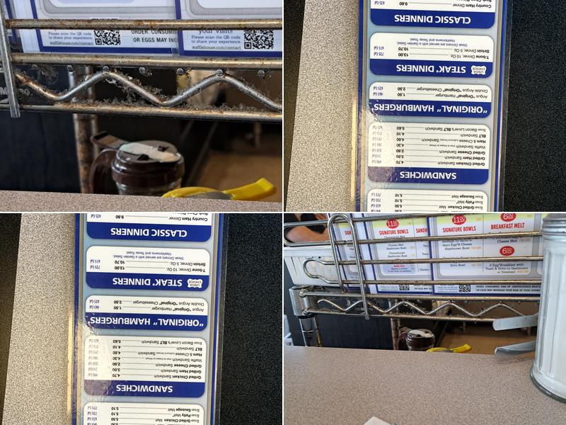 Waffle House Menu