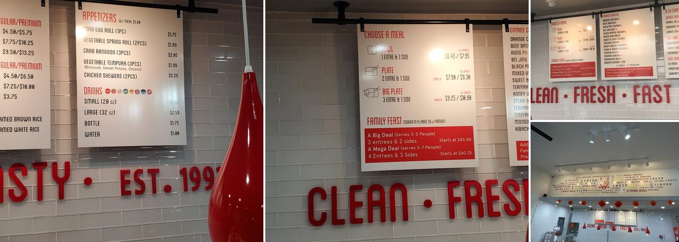 Dragon Teriyaki Express Menu