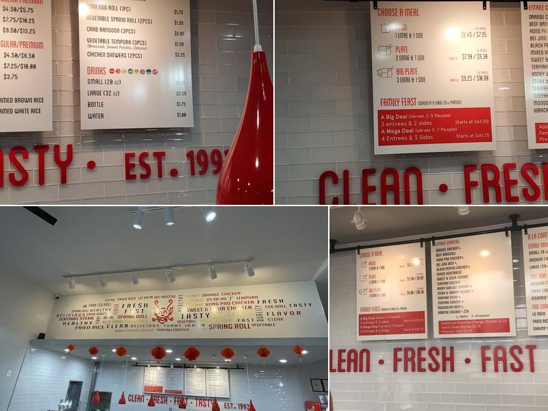 Dragon Teriyaki Express Menu