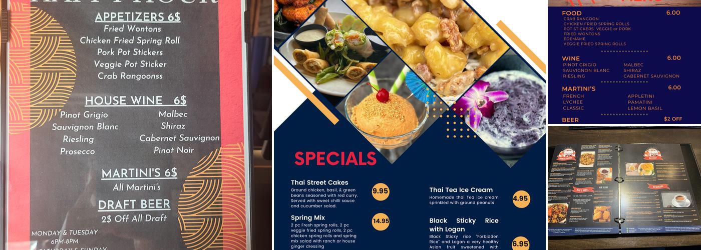 De Rice Menu