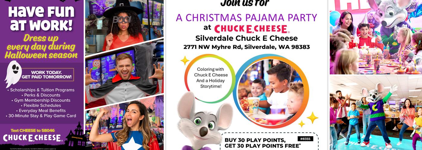 Chuck E. Cheese Menu