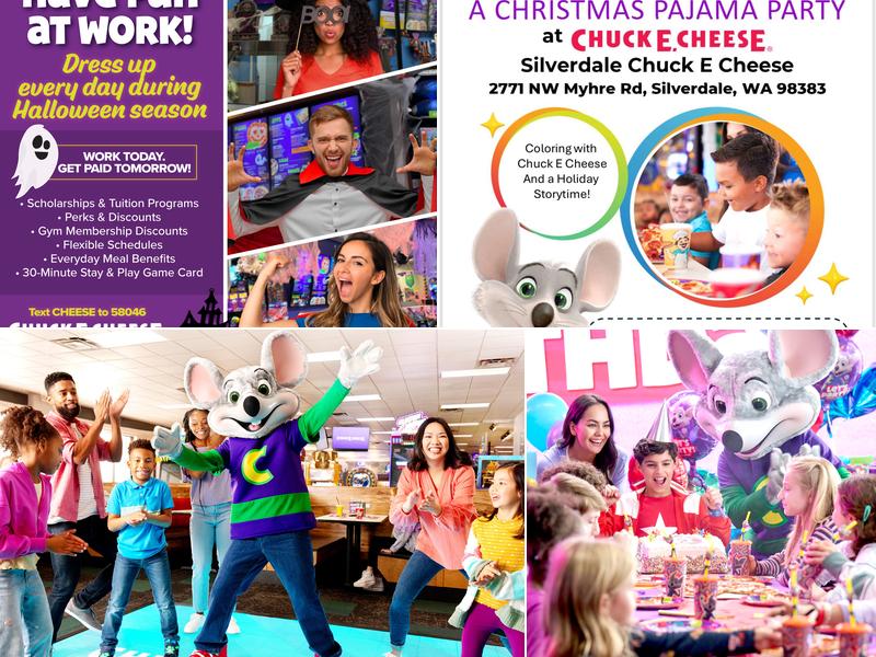 Chuck E. Cheese Menu