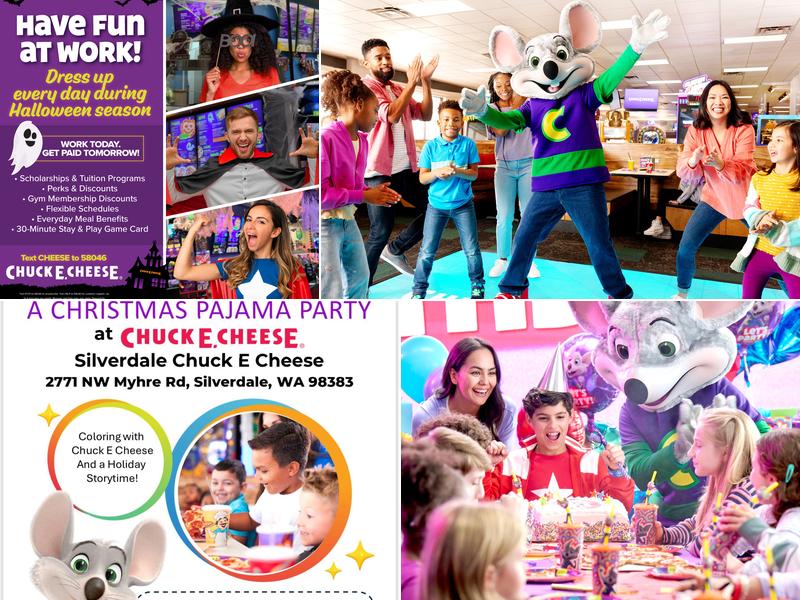 Chuck E. Cheese Menu