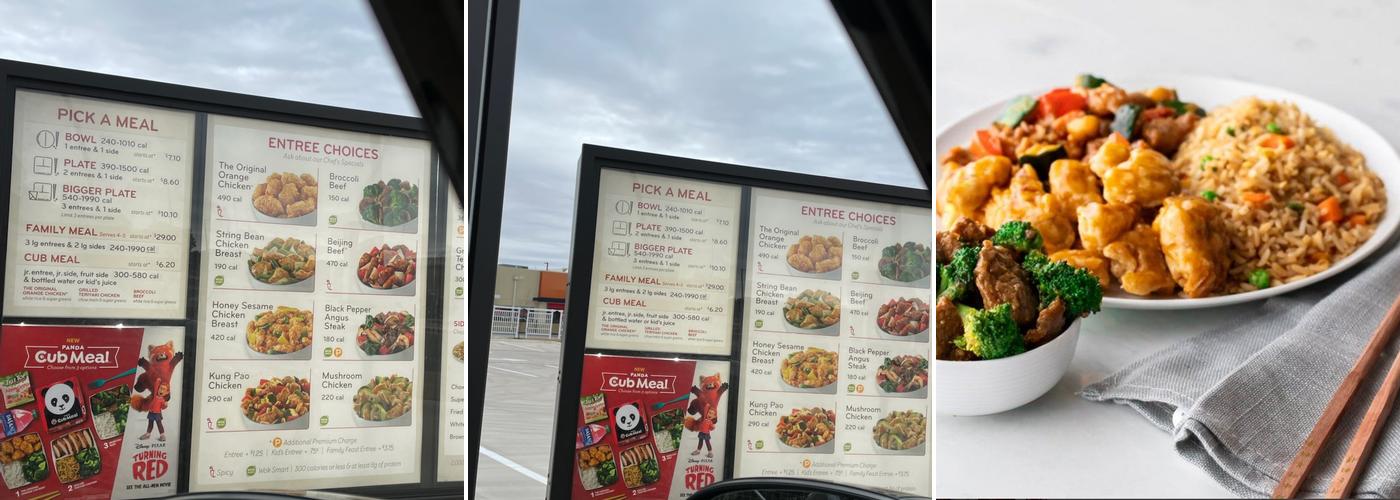 Panda Express Menu