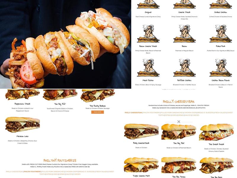 Philthy Philly's Menu