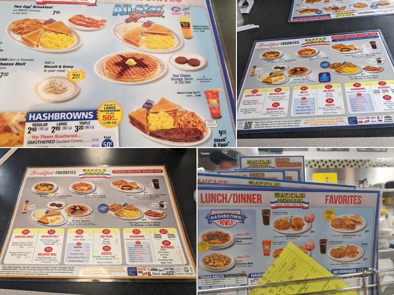 Waffle House Menu