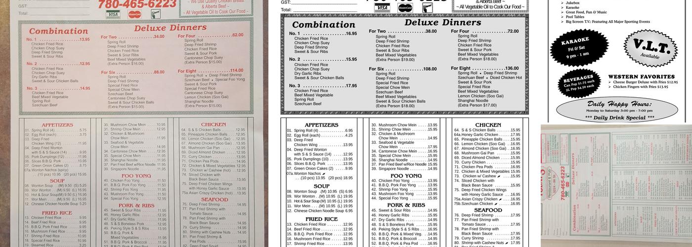 Today's Restaurant & Pub Menu