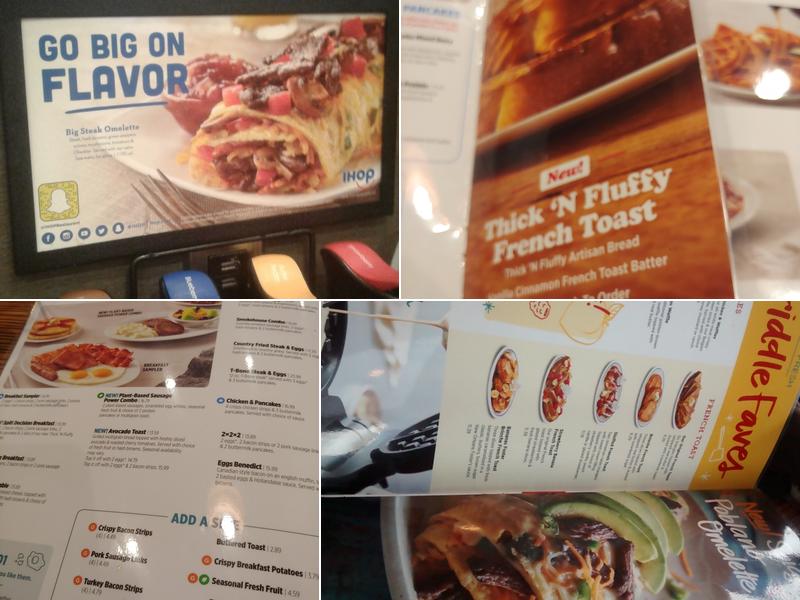 IHOP Menu