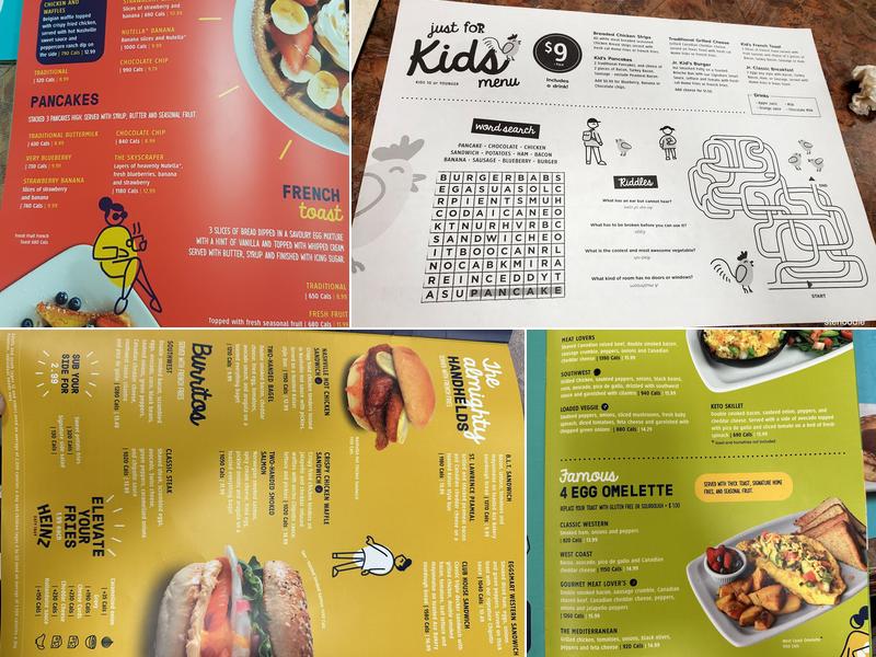 Eggsmart Menu