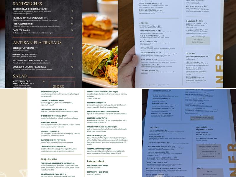 Devil's Kitchen Menu