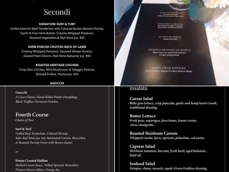 Cucci Menu