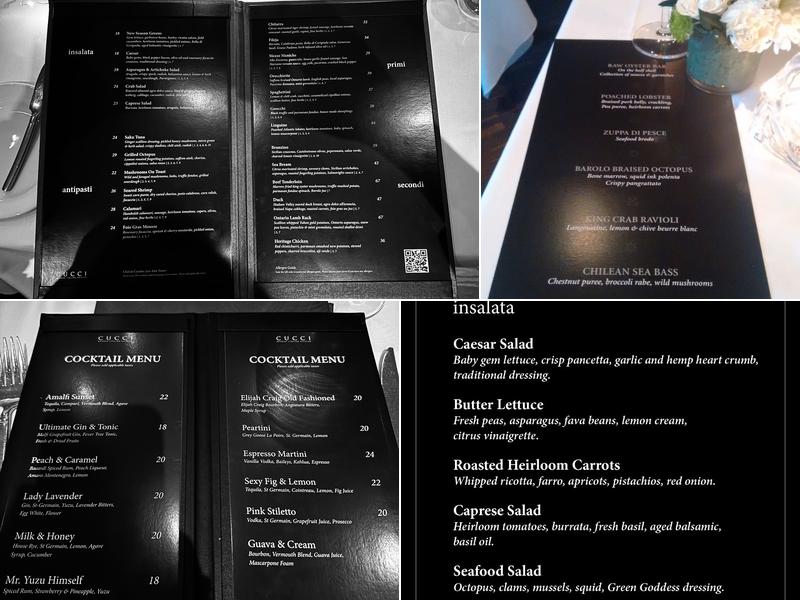 Cucci Menu