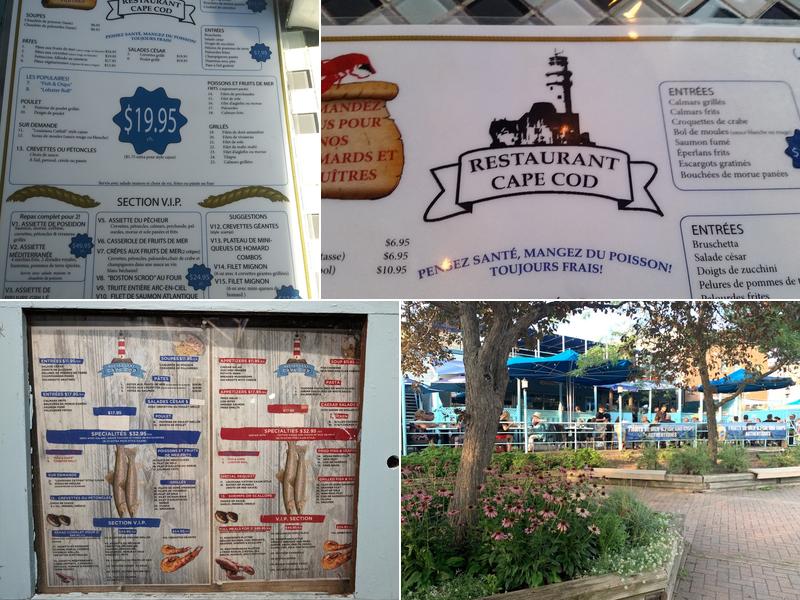 Restaurant Cape Cod Menu