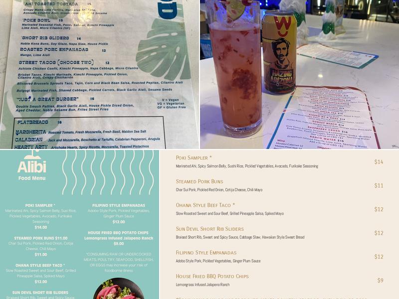 Alibi Menu