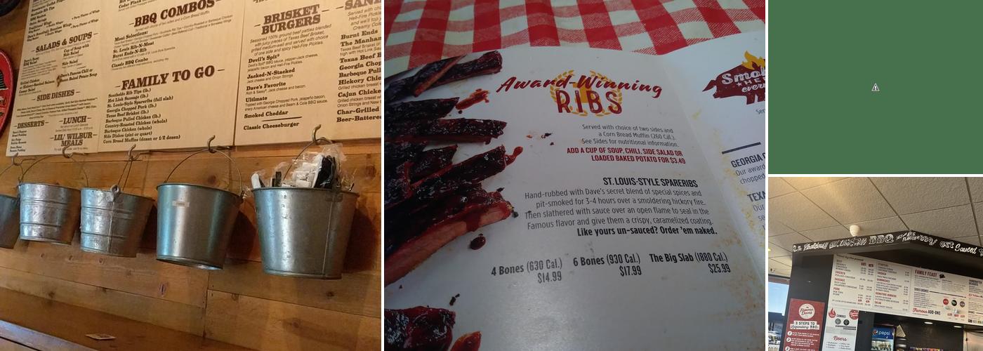 Famous Dave's Bar-B-Que Menu