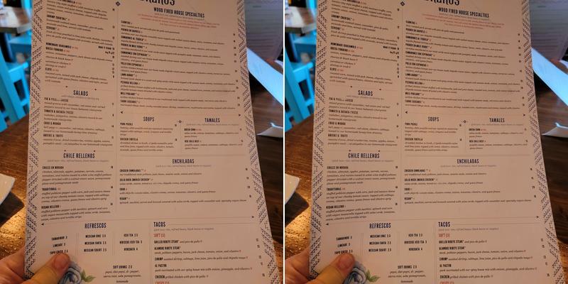 Mesa Menu