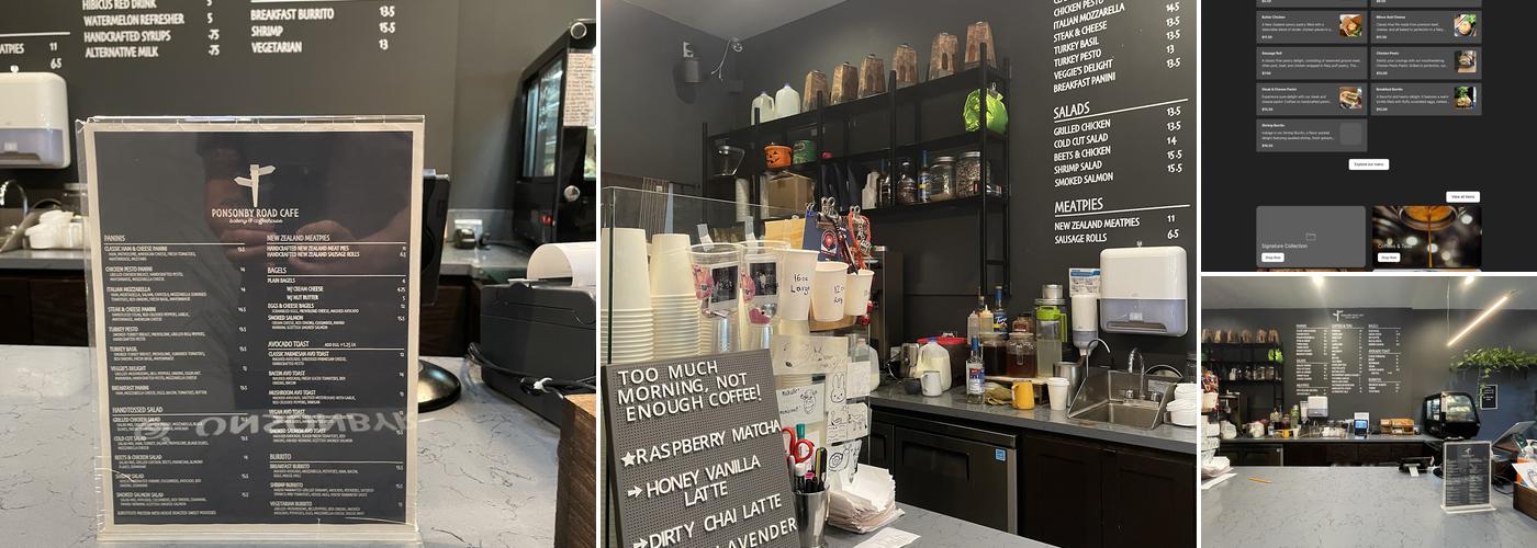 Ponsonby Road Cafe Menu