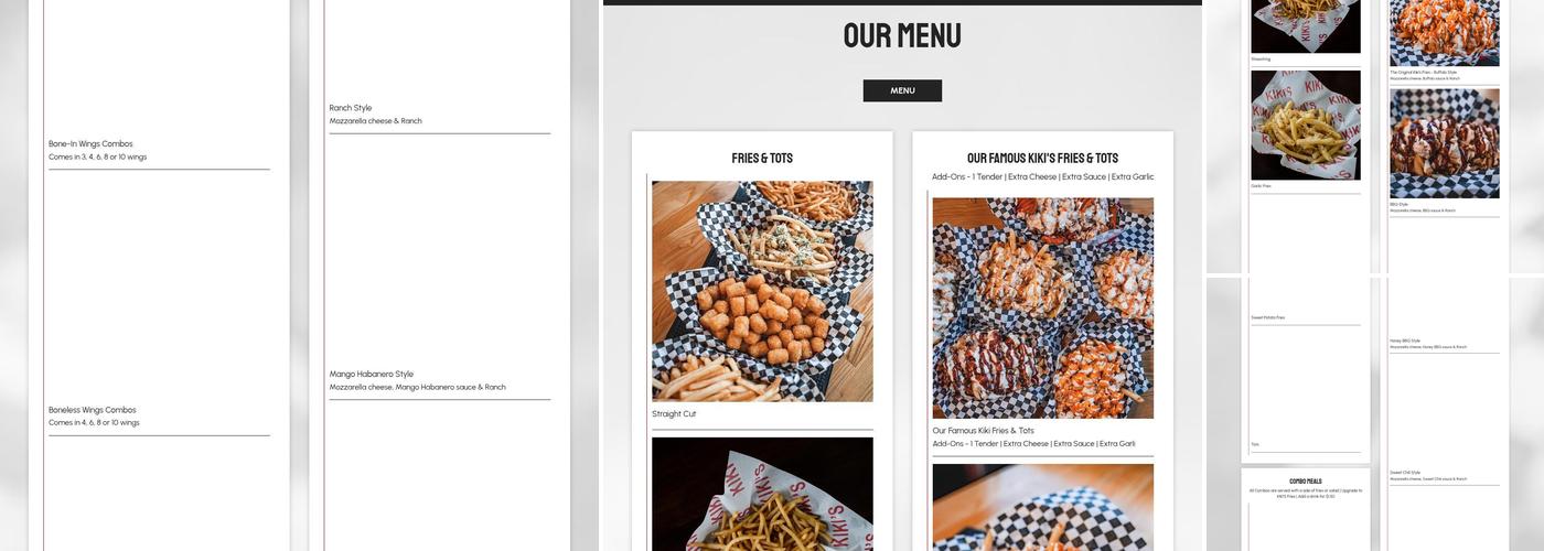 Kiki's Chicken Place Menu