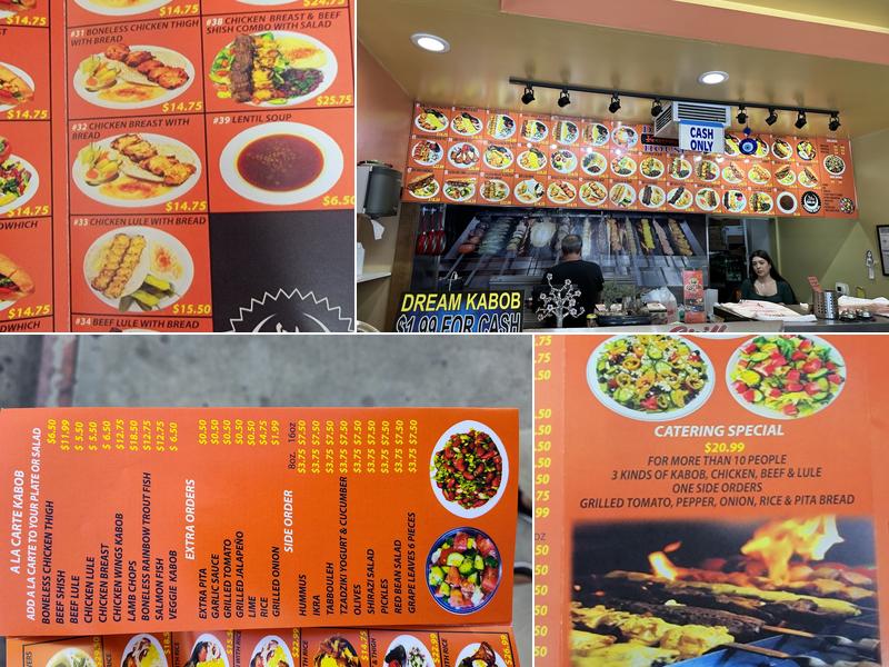 Dream Kabob House Menu