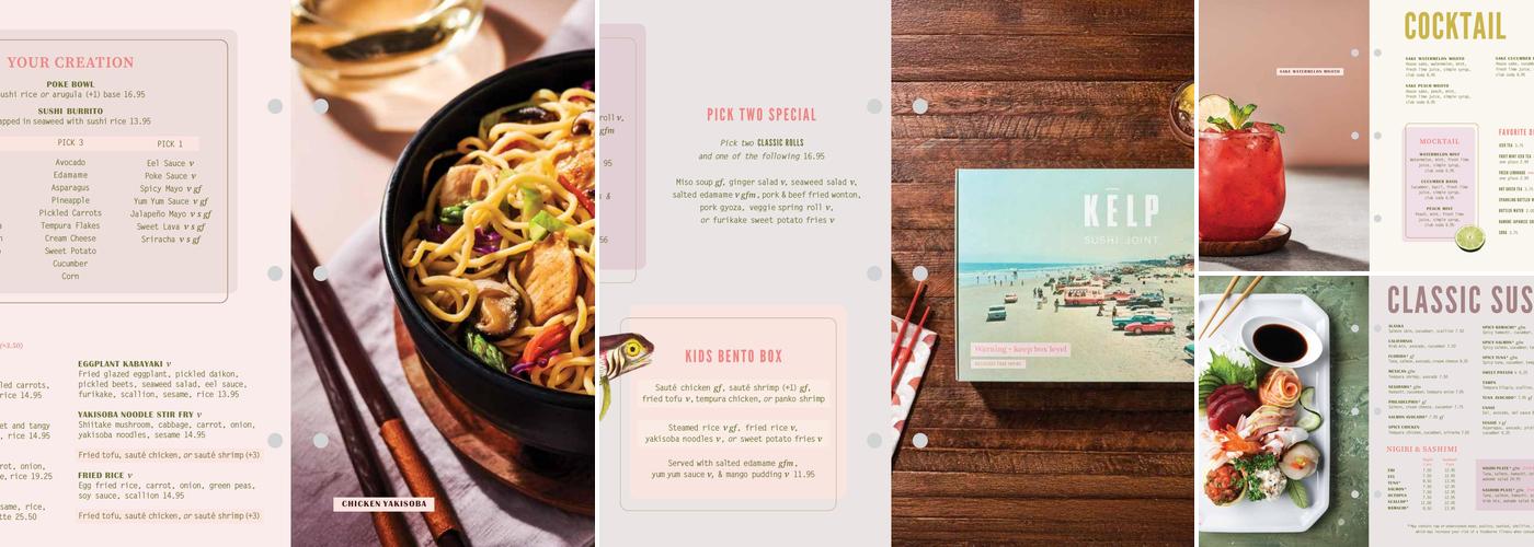 KELP SUSHI JOINT Menu