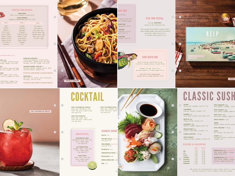 KELP SUSHI JOINT Menu