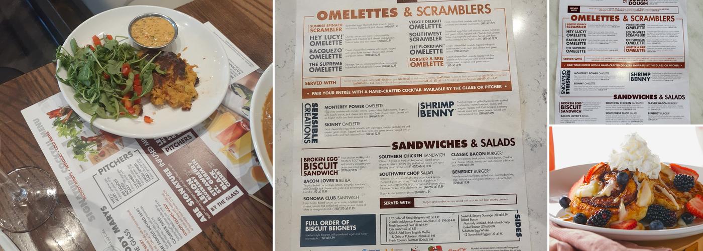 Another Broken Egg Cafe Menu