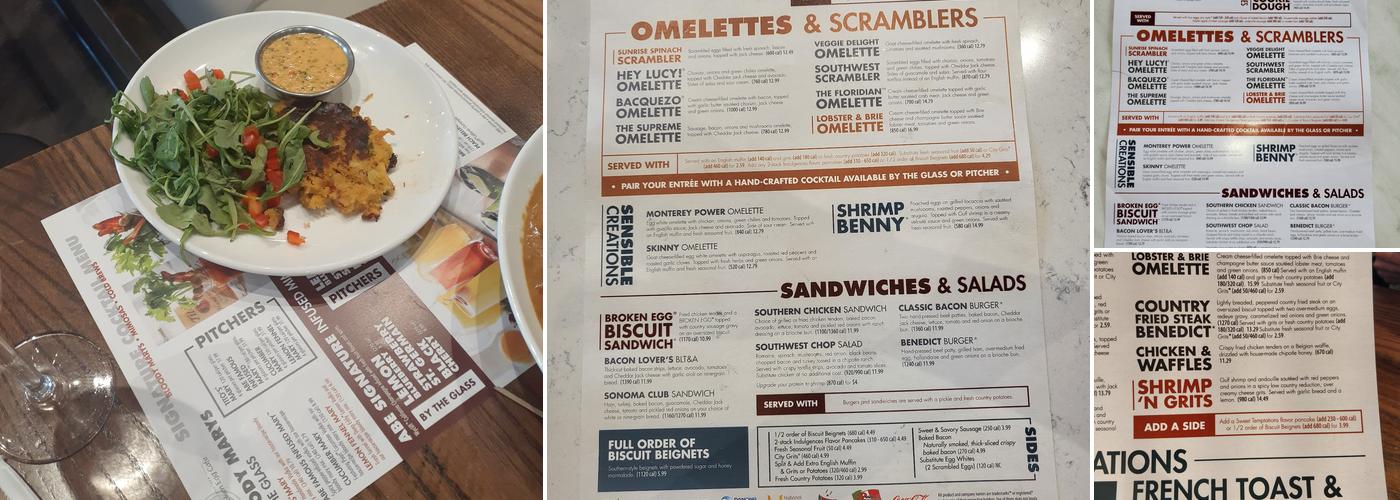 Another Broken Egg Cafe Menu
