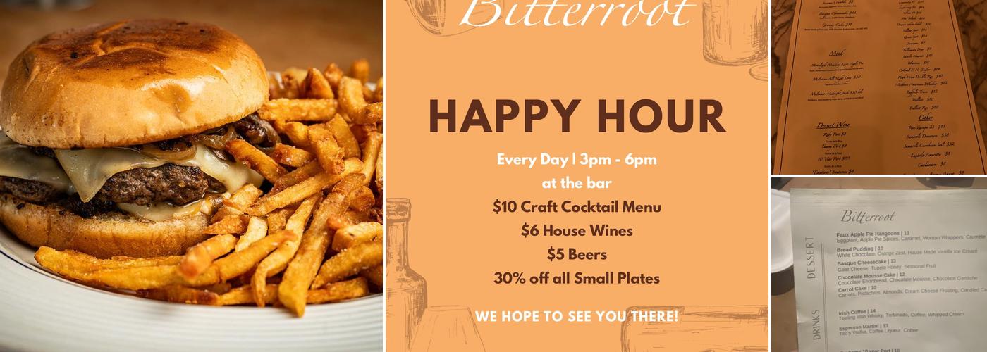 Bitterroot Menu