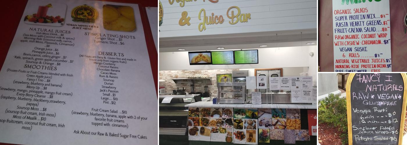 Fancy I Naturals Menu