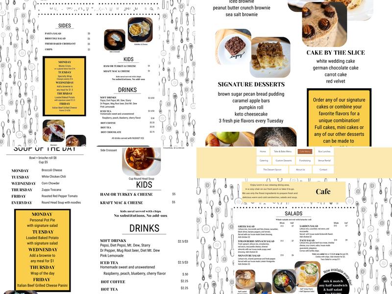 The Slotted Spoon Menu