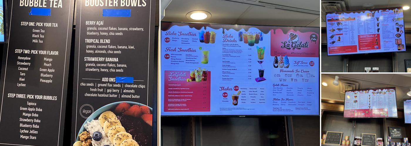 La Gelati Dearborn Menu