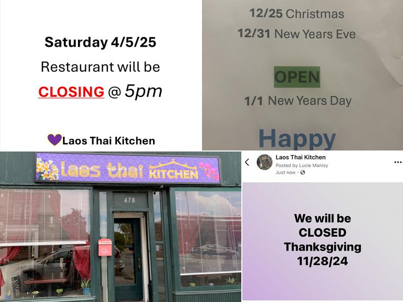Laos Thai Kitchen 478 Merrimack St, Lowell
