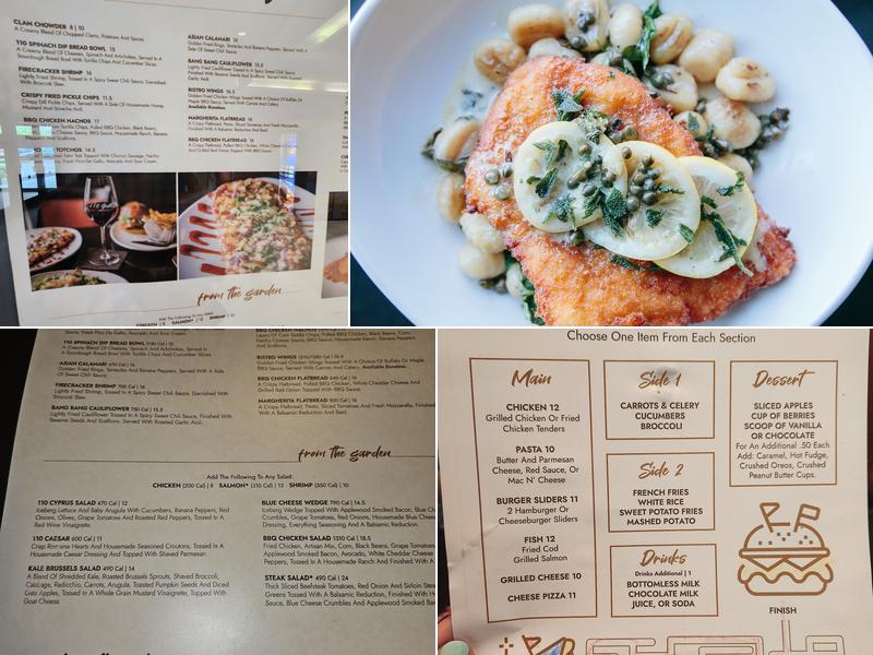 110 Grill Poughkeepsie Menu